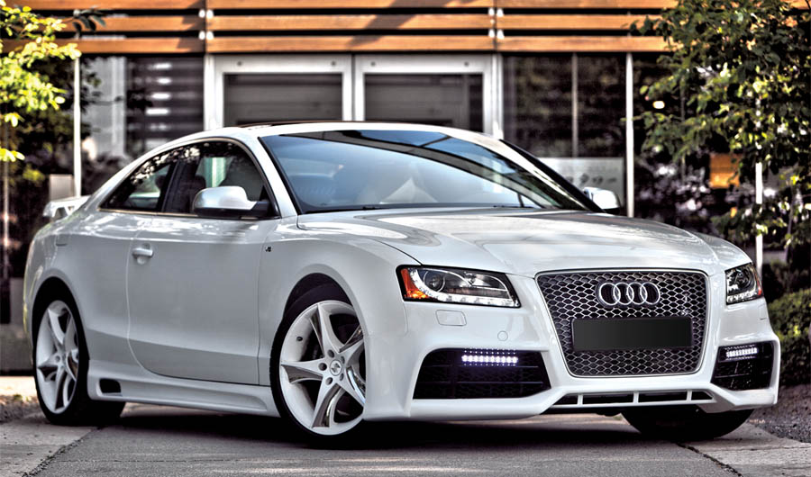 Rieger Tuning's RS5 Look sits lean and mean on this 2010 Audi S5 featured in
