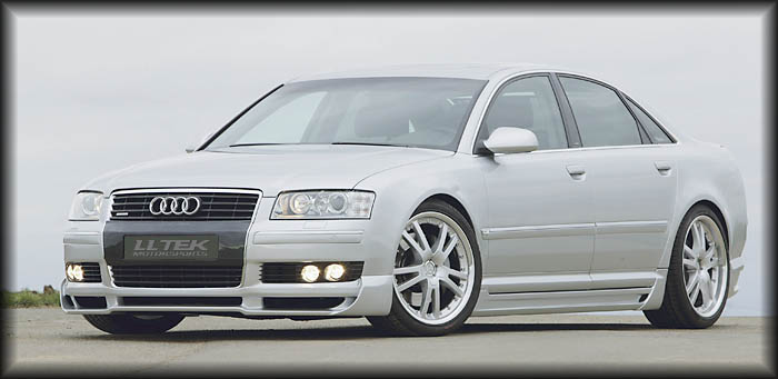 Lowered with Special Lighting Tuning Audi A8 D3 : Special Lighting,