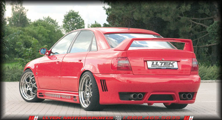 LLTeK's innovative approach to the Euro Fit Audi A4 B5 Rear Bumper provides LLTeK's innovative approach to the Euro Fit Audi A4 B5 Rear Bumper provides