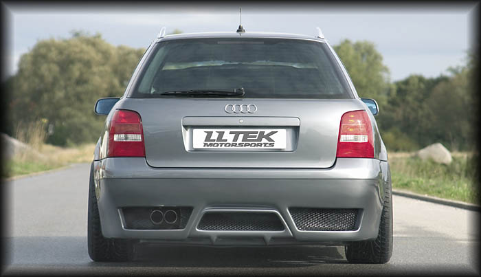 Rieger RS full rear bumper for the Audi A4 B5 Avant shown