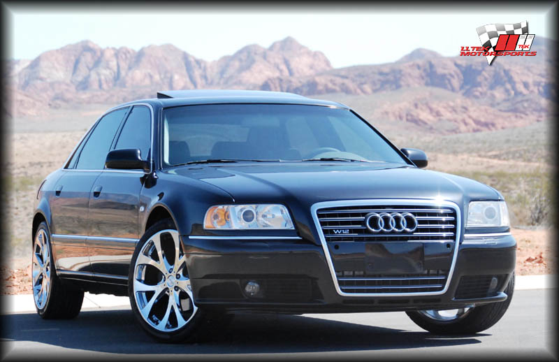 Paul's Audi A8 D2 before upgrade Paul opted for Audi's OEM W12 grill over 