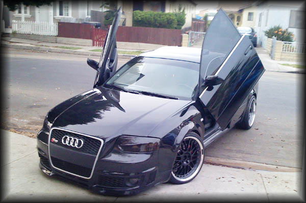Mike's 2002 Audi A6 C5 with Lambo Doors installed project well done