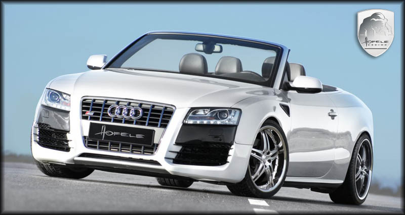 Audi's A5 cabriolet modified by Hofele -ready for Sunshine