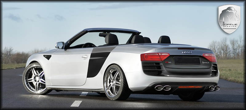 Unique Hofele styling and conversion of the Audi A5 cabriolet.
