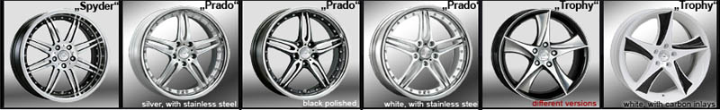 Click and View wheel options for Audi