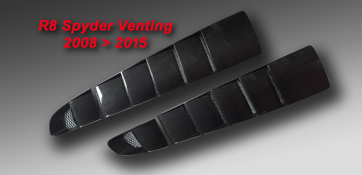 carbon fiber engine vents audi r8 heat exchange venting image