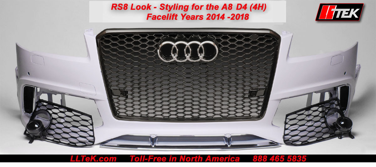 audi a8 d4 facelift RS8 styling