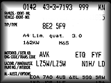 Click and Jump to see an example of wheel well information