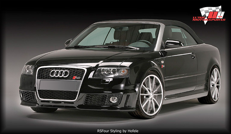 RSFour Styling kit for Audi A4 Cabriolet completed