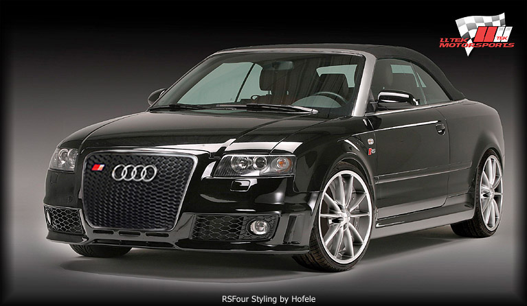 RSFour Styling kit for Audi A4 Cabriolet completed