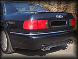 Rear Valence and Exhaust Tips for Audi A8