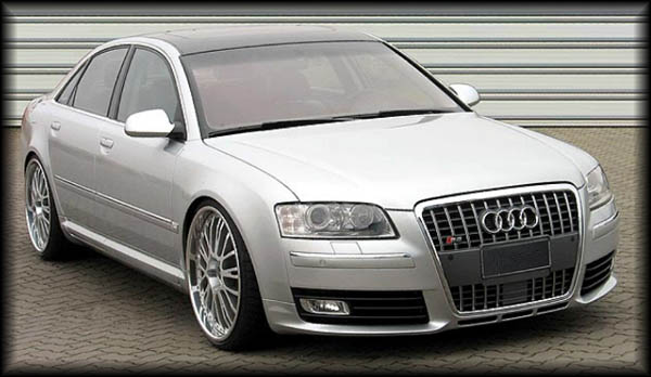 Facelift Audi A8 D3 modified to S8 Look using S8 OEM Grill