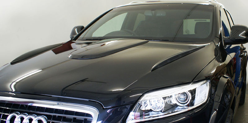 image - hood vents and powerdome for audi q7