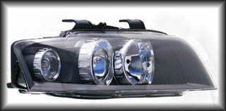 A4 S4 Passenger's Side HID e-code Headlight