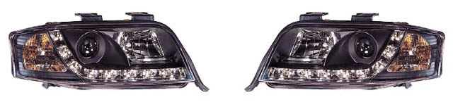 Audi A6 C5 (1998-2001) - Black Lens Housing