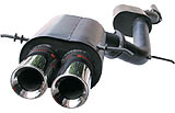 Click and Jump to enlarged image of S4 valance thru exhaust system