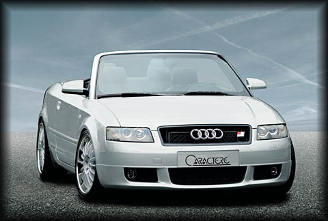 European Tuning and Body Kit Styling for the Audi Cabriolet A4 8H LLTEK