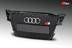 image - Quantum Grille for the Audi S4 B8 Caractere bumper Piano Black Grille modification
