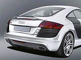 TT8J Rear Bumper With Sport Muffler and Exhaust