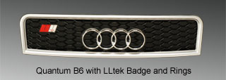 image - grille with rings and LLTeK badge