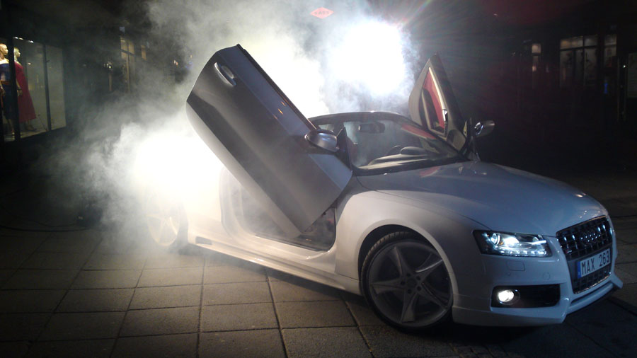 dramatic styling for audi by rieger