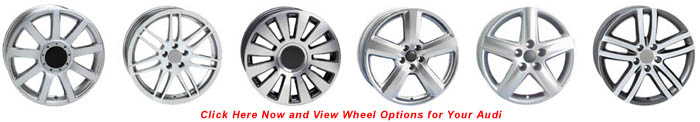 Click and View Wheels for Audi Options