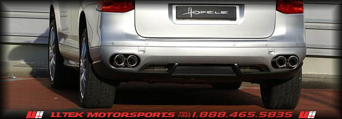 image - rear exhaust tips by Hofele for the Porsche Cayenne