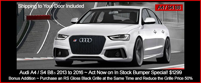 Audi S4 B8 8k Body Kit Styling Aftermarket Tuning Parts Index