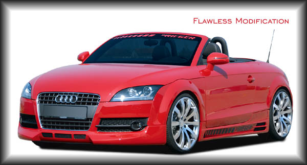 Click and View bodykit styling for the Audi TT 8J Cabriolet