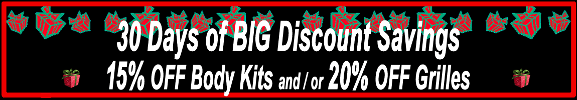 2018 - 30 DAY DISCOUNTS