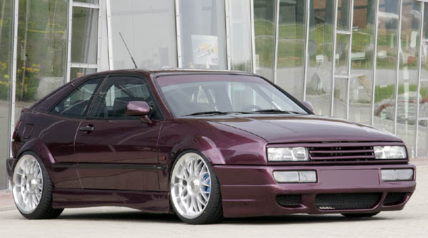 Four Choices in Styling for Volkswagen Corrado