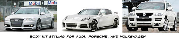 image strip of german car brands modified