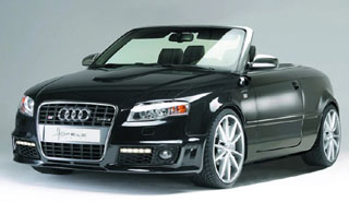 Audi A4 B7 Cabrio S4 shown with LEDs included in Big Bumper Bonus