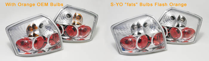 OEM and S-yo Bulb Comparison