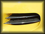 lamellas detail in carbon fiber