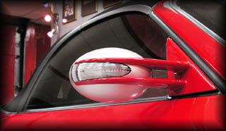 Turn Signal Sports Mirror shown on 2003 Boxster S