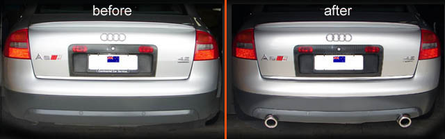 before and after comparison