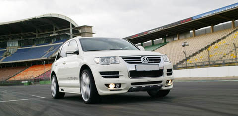 click and view JE Design Body Kit styling for facelift VW Touareg