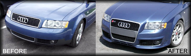2005 audi shop a4 front bumper