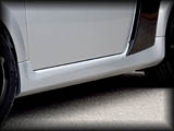 Closeup on sideskirts