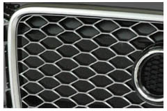image - photo example of RS Silver grille frame