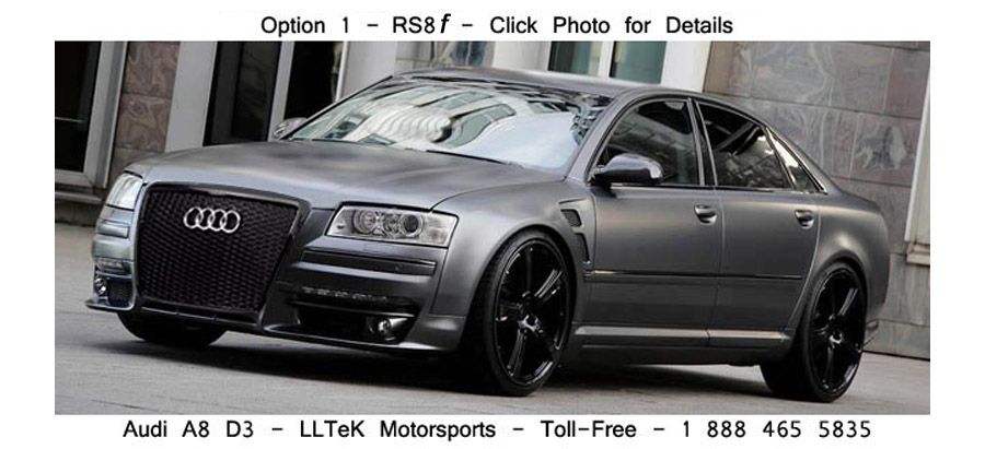 A8 D3 RS styling - photo from Dusseldorf audi a8 d3 styling direct from Germany