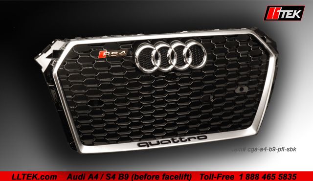 image - quantum silver frame grille for the Audi A3 8P 05-08