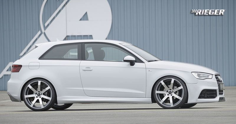 LLTeK body kit styling for Audi A3 S3 8V by Rieger