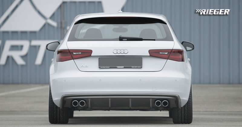 image audi A3 8V rear bumper insert