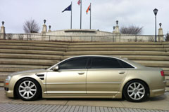 sideskirts on an Audi A8 L