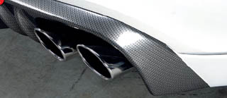 Carbon Fiber Look in rear valence