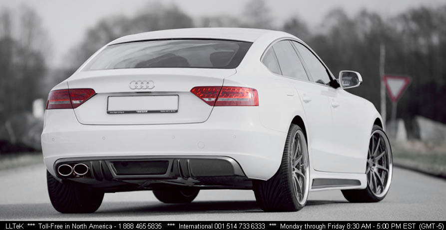 rieger rear bumper exhaust insert for Audi A5 sportback 