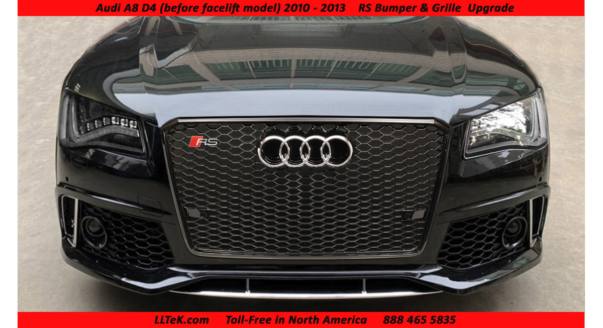 q5 bumper,grill, and valance compared