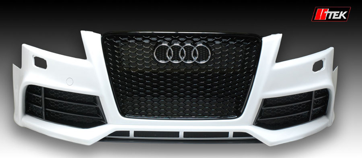 rs5 look bumper works with oem grille